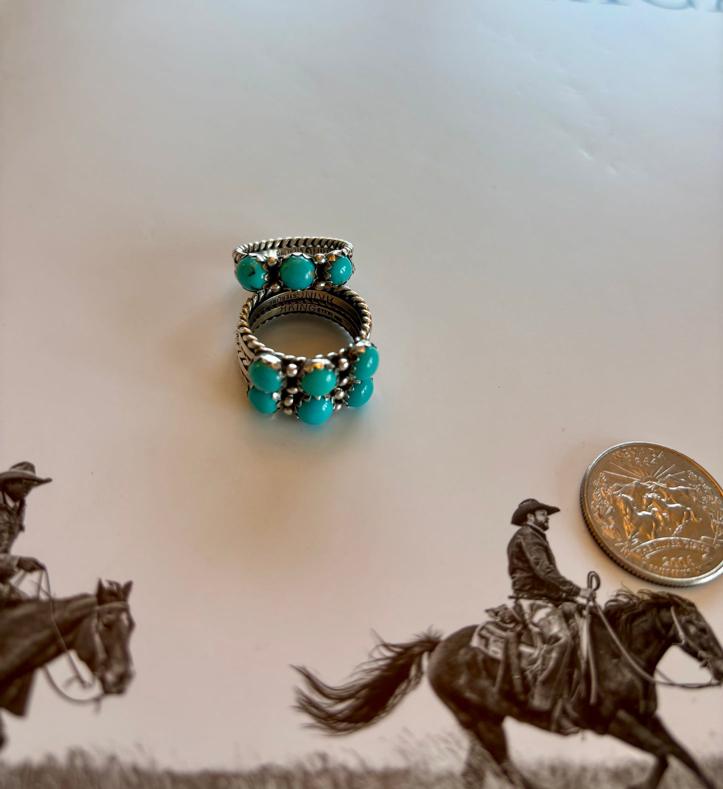 Kingman 3 Stone Ring