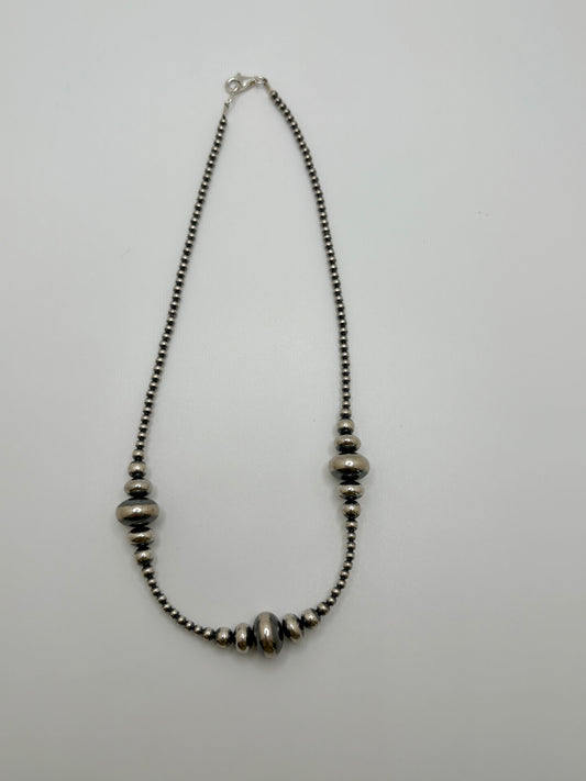 18” 3-14mm Rondelle Pearls