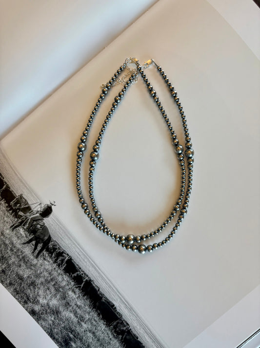 Graduated 4-8mm Sterling Pearls