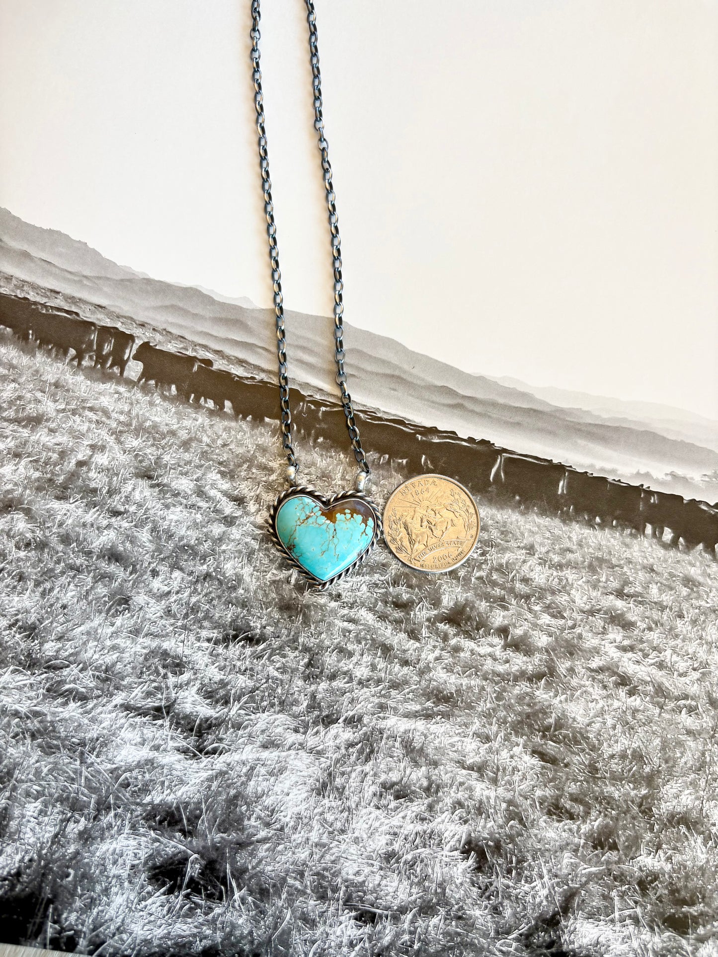 Kingman Heart Necklace