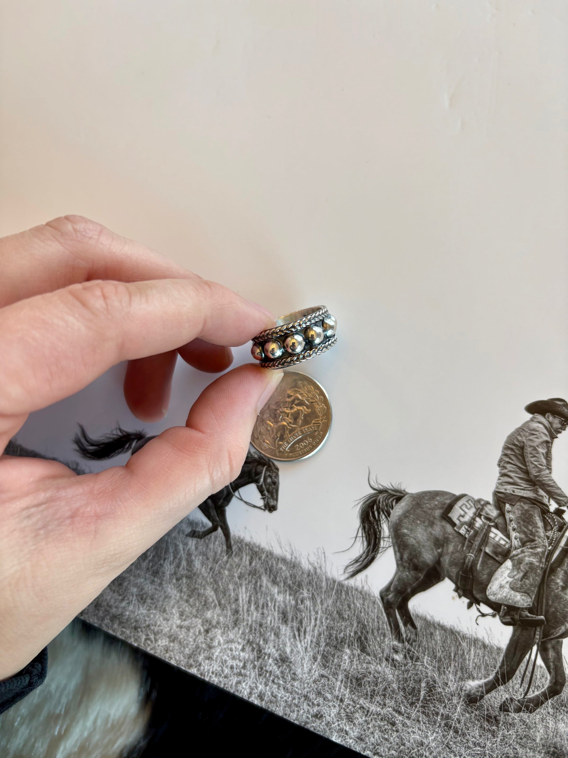 Sterling Bubble Ring