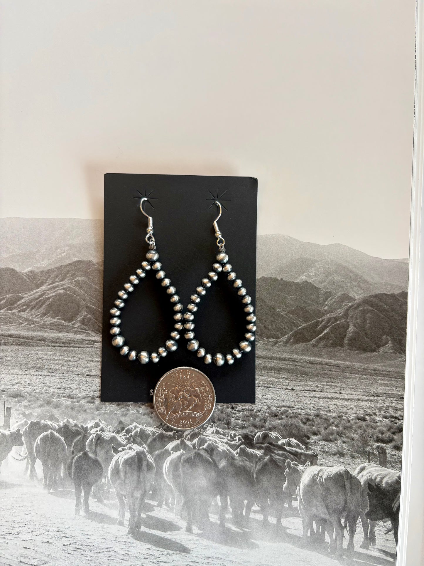 Sterling Pearl Dangles