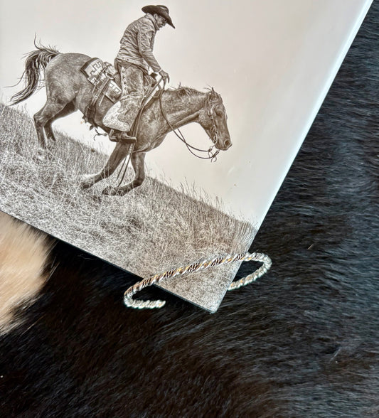 Sterling Rope Cuff