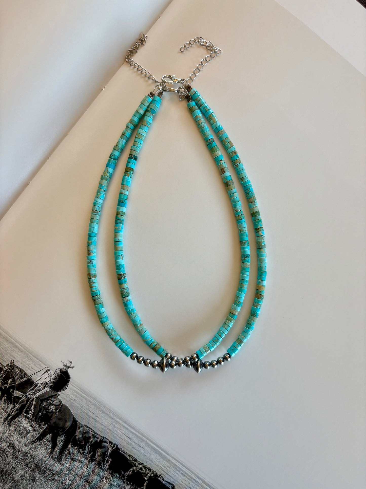 Sterling Silver & Turquoise Necklace