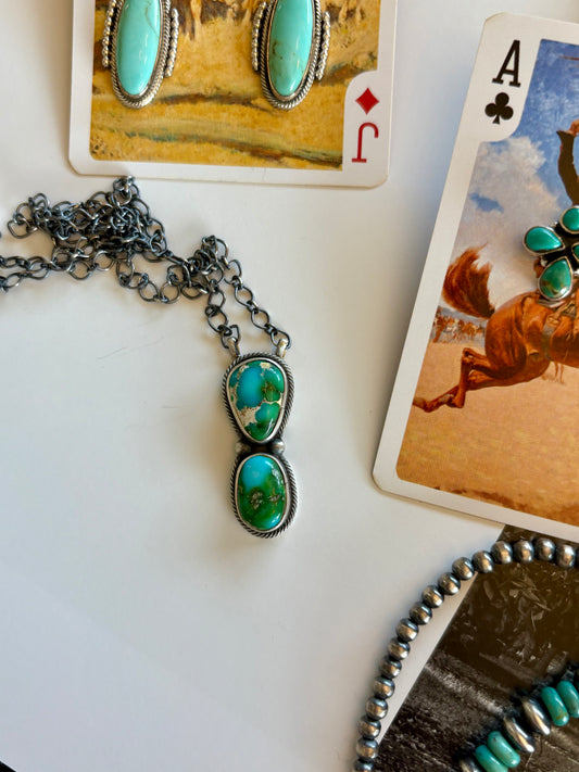 2 Stone Sonoran Necklace
